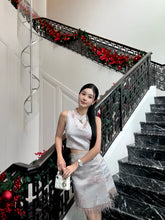 Load image into Gallery viewer, [羽柔花鹤] 高定系列 Flower Crane Cheongsam Top 上衣 (TOP Only)
