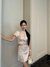 Load image into Gallery viewer, [梅开五福]  独家定制 Blossom Blessings Cheongsam Skirt 短裙 (SKIRT Only)
