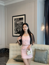 Load image into Gallery viewer, [珍珠小香] 独家定制 Pearl Chic Plaid Tweed Skirt 短裙 (SKIRT Only)
