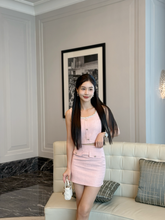 Load image into Gallery viewer, [珍珠小香] 独家定制 Pearl Chic Plaid Tweed Skirt 短裙 (SKIRT Only)
