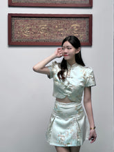 Load image into Gallery viewer, [梅开五福]  独家定制 Blossom Blessings Cheongsam Skirt 短裙 (SKIRT Only)
